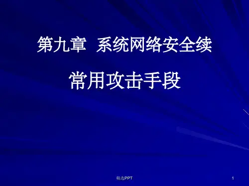 《系统网络安全》PPT课件