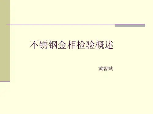 不锈钢金相检验报告