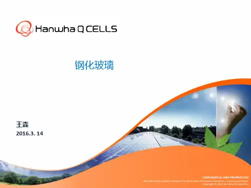 光伏组件钢化玻璃资料.