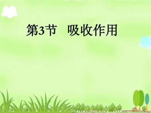 生物七年级上册5章3节吸收作用课件北师大版