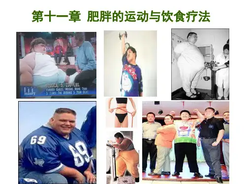 肥胖的运动与饮食疗法