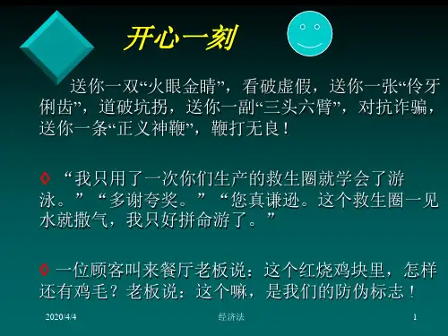 消费者权益保护法课件