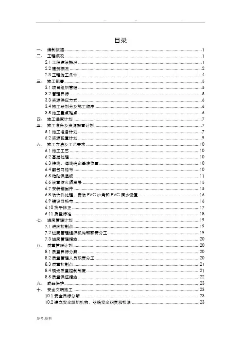 外墙保温方案
