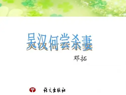 吴汉何尝杀妻课件