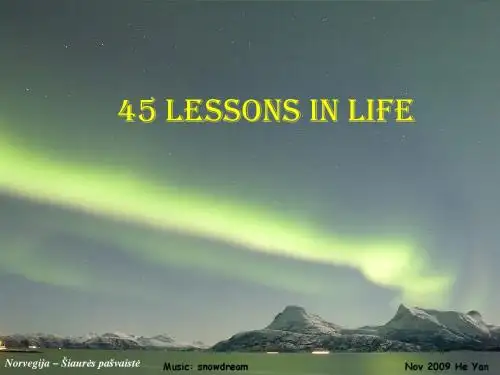 45lesonsinlife
