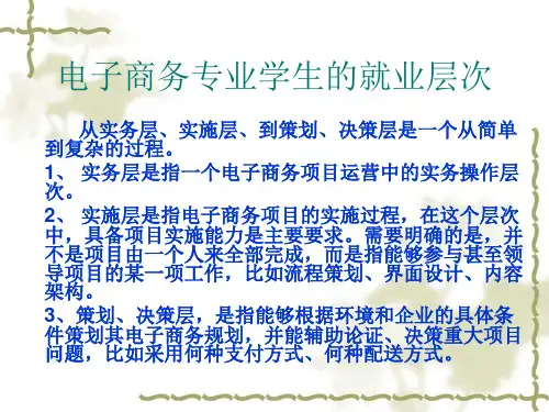 电子商务就业岗位与案例分析