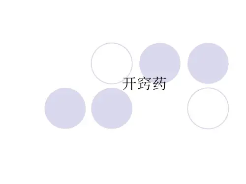 15开窍药.