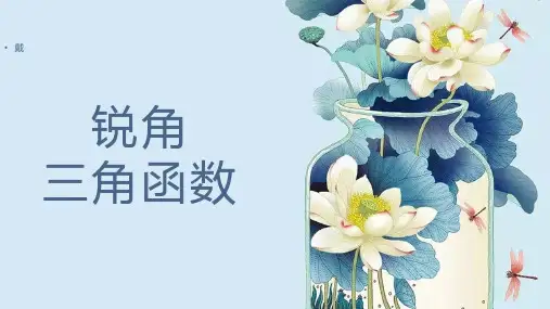 锐角三角函数