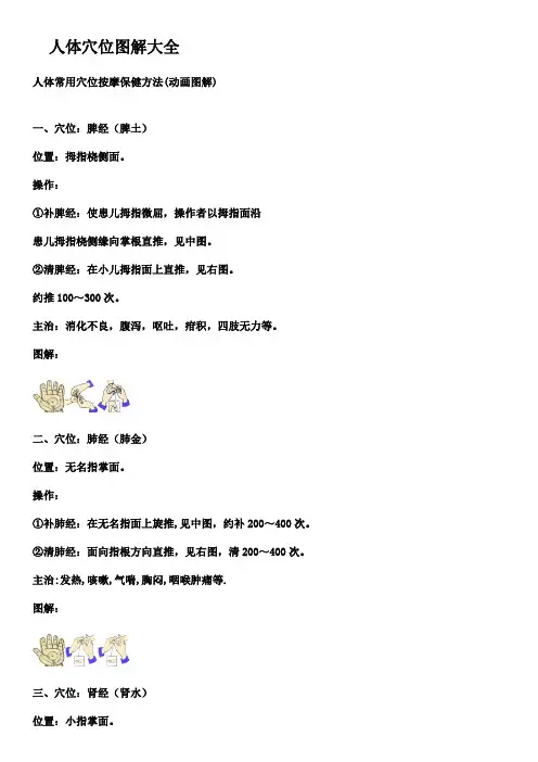 人体穴位图解大全