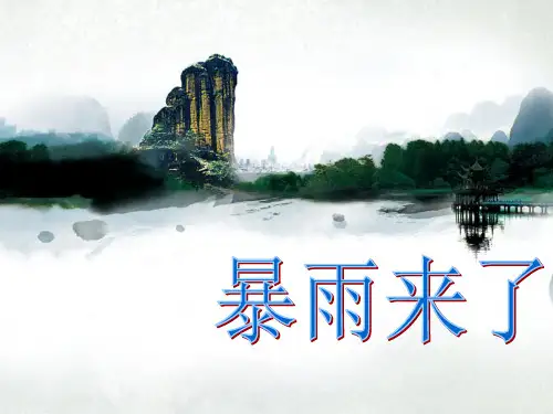 暴雨来了