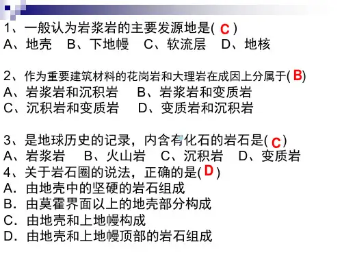 内、外力作用与地表形态变化