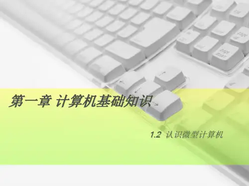 12认识微型计算机PPT课件