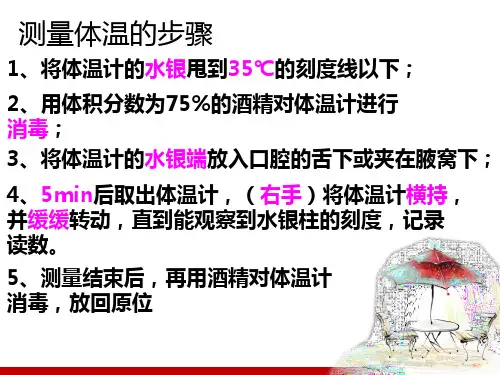 如何测量体温