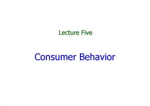 Lecture Five