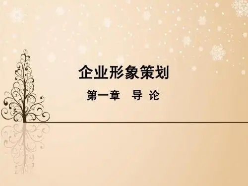 企业形象策划