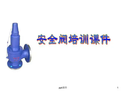 安全阀培训  ppt课件