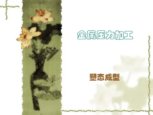 金属塑性变形的基本理论