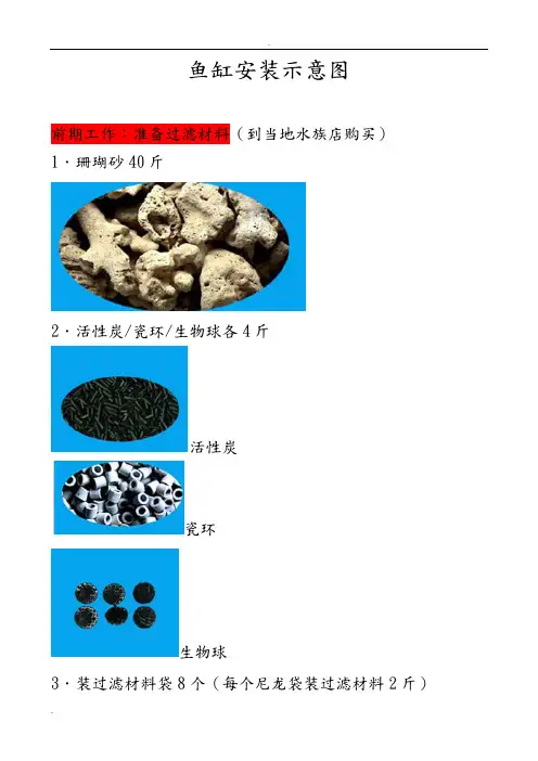 鱼缸安装示意图
