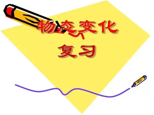 中考复习物态变化【精选】