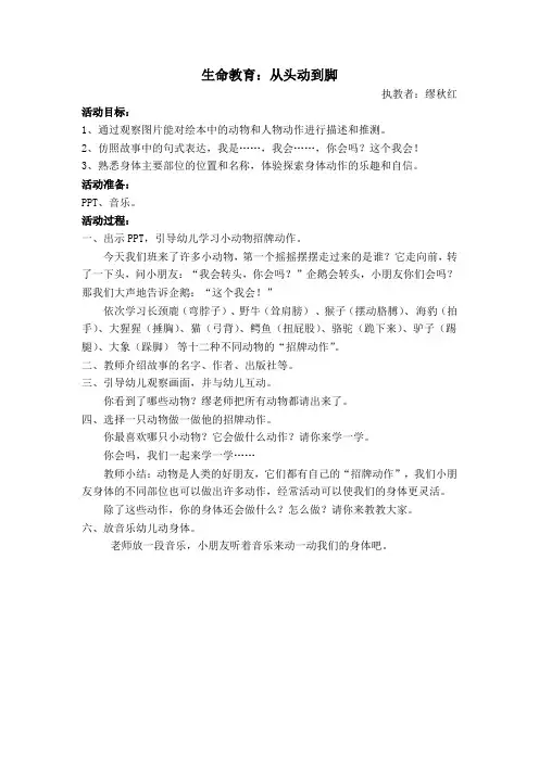 从头动到脚
