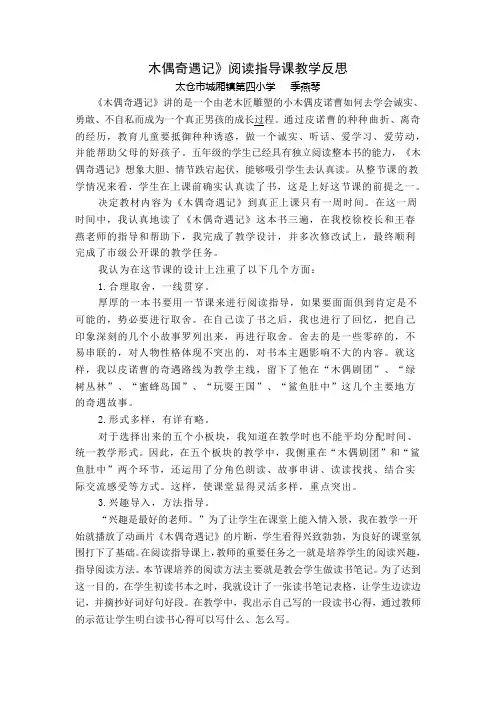 木偶奇遇记 2