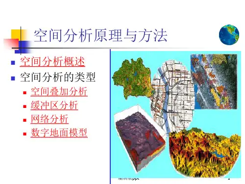 GIS地理信息系统空间分析ppt课件