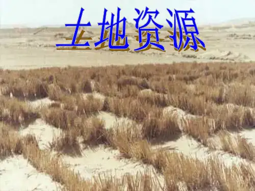 八年级地理土地资源4