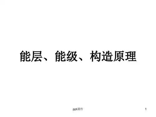 能层能级构造原理