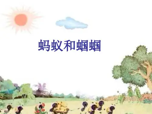 蚂蚁和蝈蝈