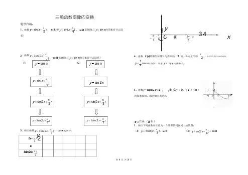 三角函数图像的变换