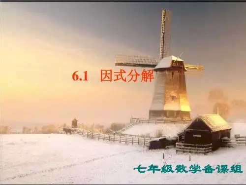 因式分解1