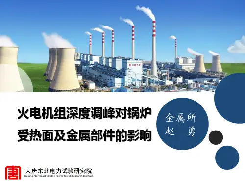 深度调峰对锅炉受热面及金属部件的影响