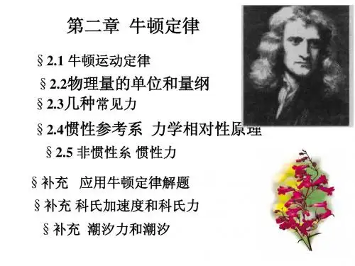 第二章 牛顿定律