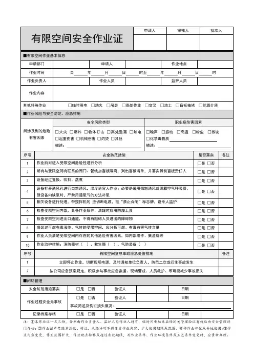 05 有限空间安全作业证