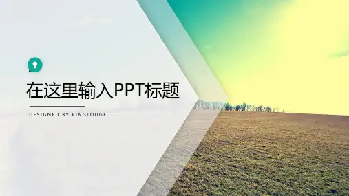 经典华丽时尚多线条动态扁平化企业管理ppt模板