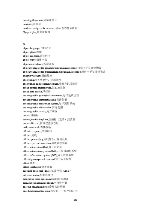 实用英语词汇系列：电子翻译词汇_Part6