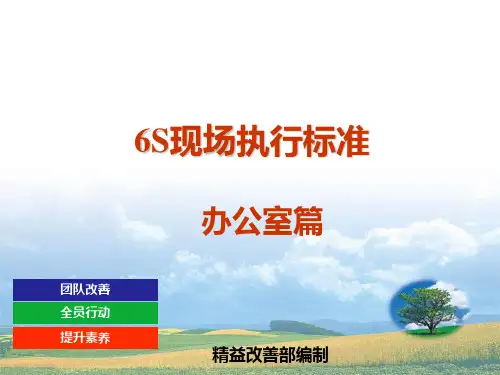 办公室6S定置