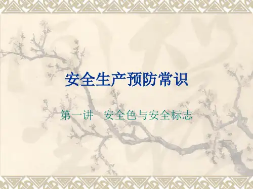 生产安全事故预防常识第一讲