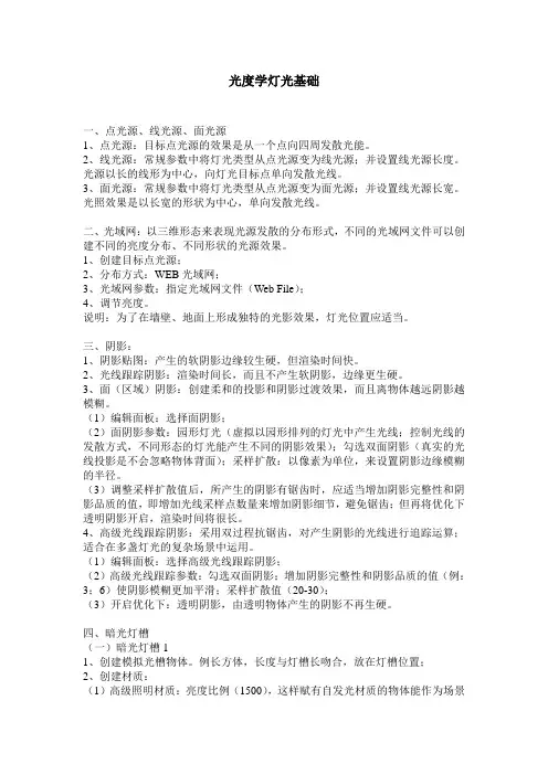 3DMAX光度学灯光基础