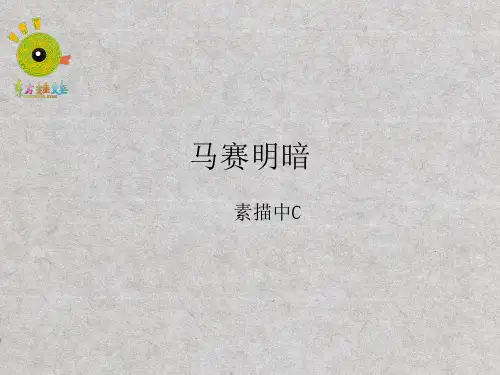 石膏头像写生明暗—导入PPT