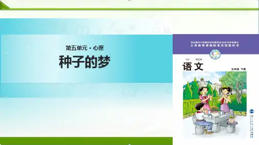 北师大版小学语文五年级下册课件:《种子的梦》课件