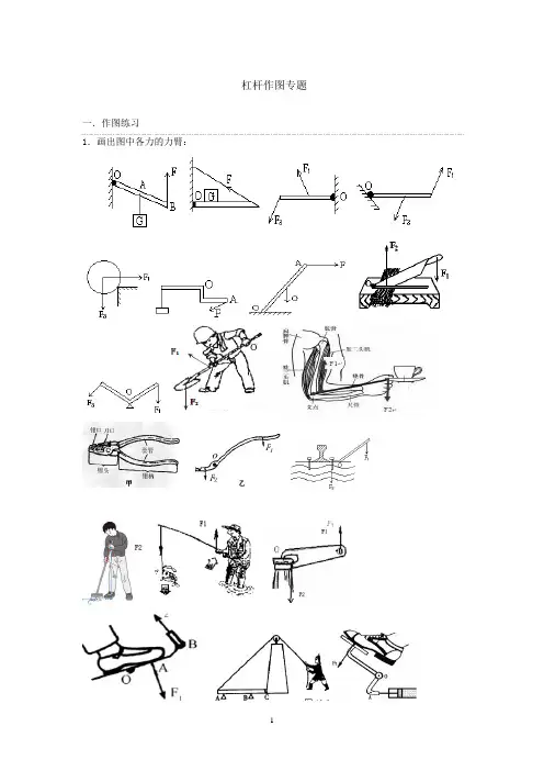杠杆作图精选