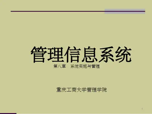 系统实施与管理PPT课件