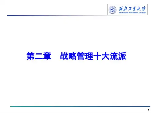企业战略管理战略管理十大流派