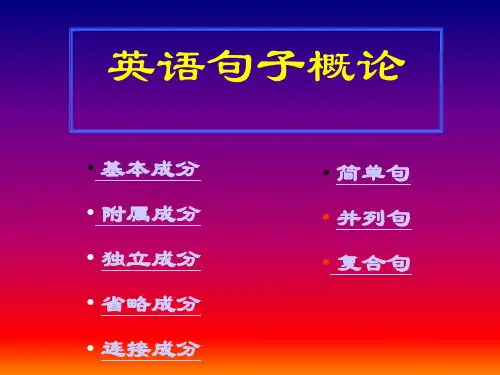 英语句子结构