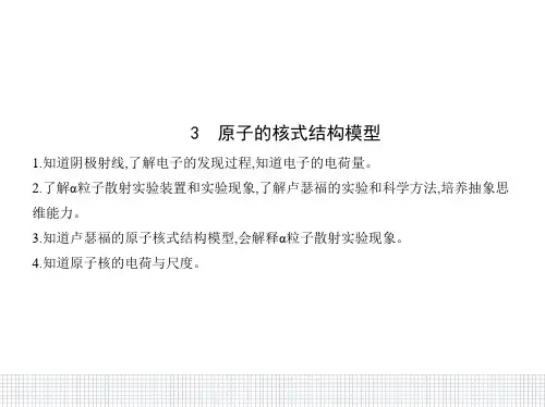 《原子的核式结构模型》物理优秀课件