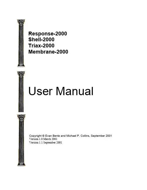 User Manual Response-2000