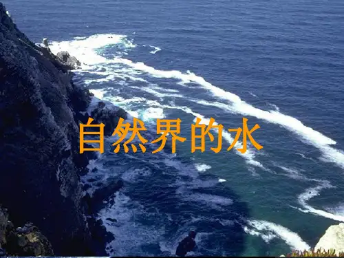 38第四单元课题1爱护水资源PPT课件