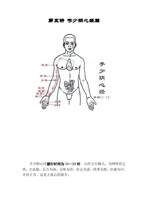第五讲手少阴心经篇