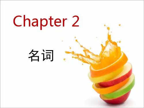 中考英语之名词